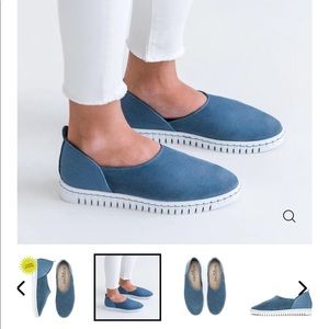 Suggies Denim Suede Slip Ons